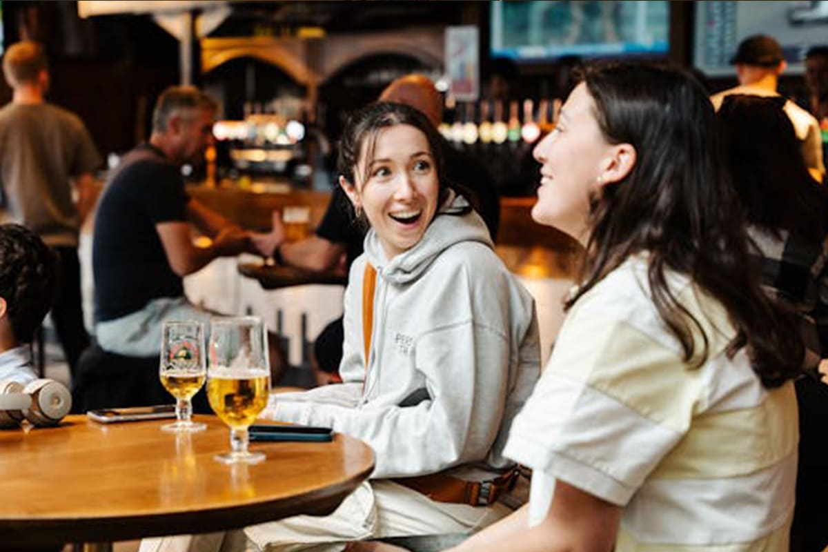 Pub customers using devices connected to Click Telecom WiFi