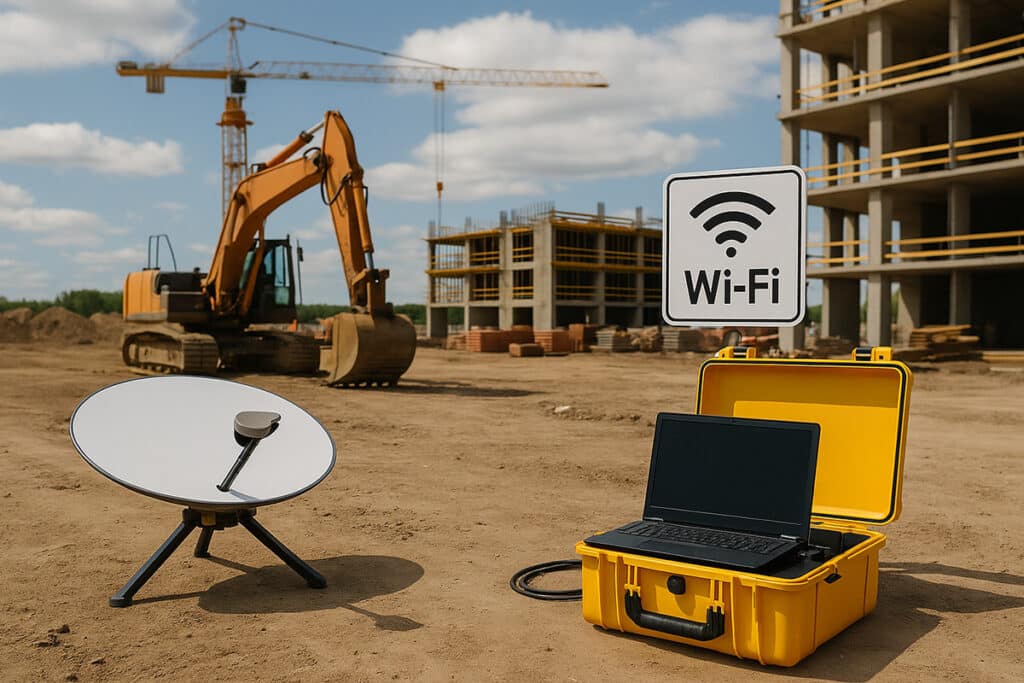 Temporary site wifi